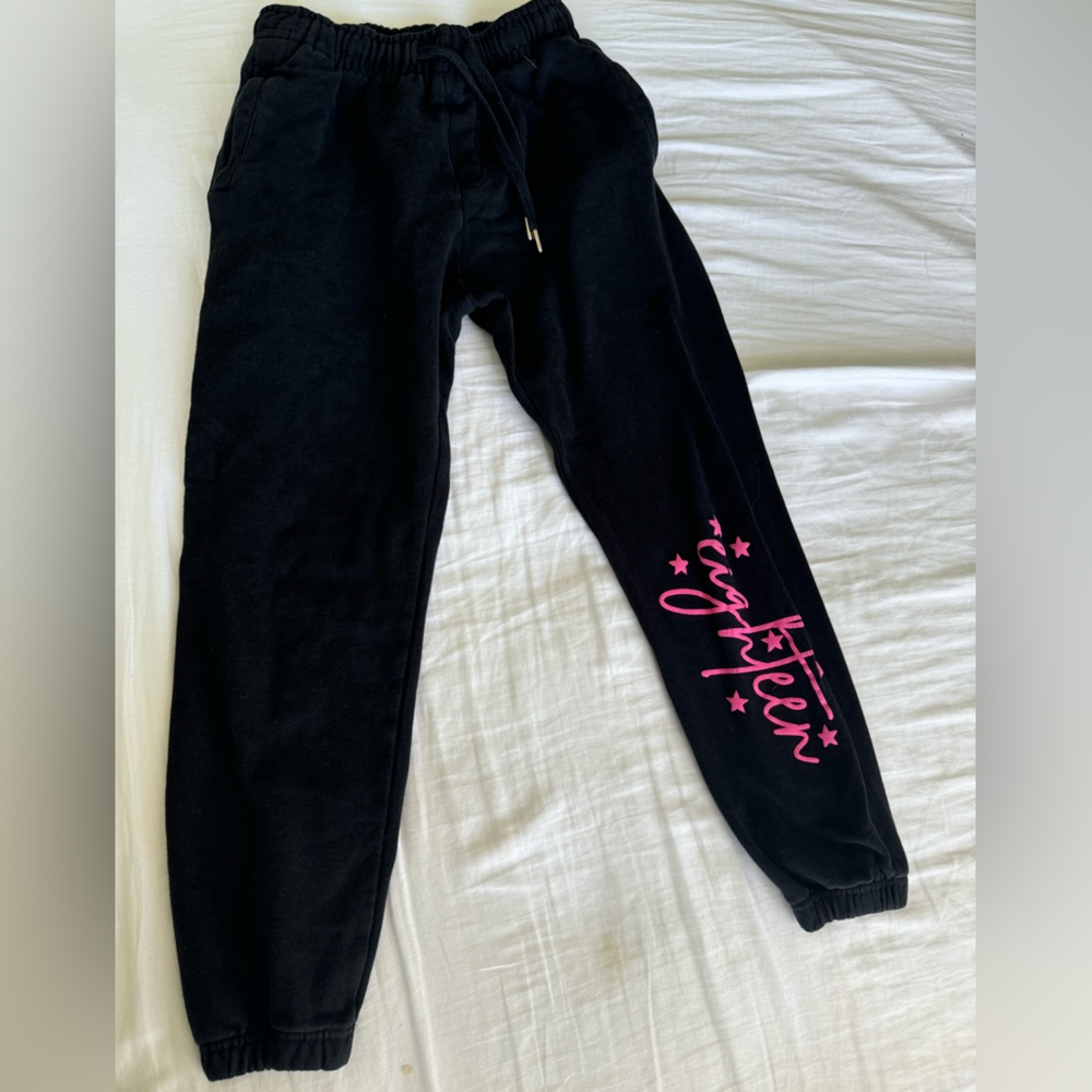 Black joggers